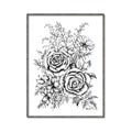Picture of Sketched Flower I _GroupedProduct_Rectangle_Portrait_Canvas_Framed_