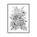 Picture of Sketched Flower I _GroupedProduct_Rectangle_Portrait_Canvas_Framed_