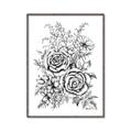 Picture of Sketched Flower I _GroupedProduct_Rectangle_Portrait_Canvas_Framed_