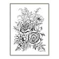 Picture of Sketched Flower I _GroupedProduct_Rectangle_Portrait_Canvas_Framed_