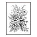 Picture of Sketched Flower I _GroupedProduct_Rectangle_Portrait_Canvas_Framed_