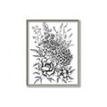 Picture of Sketched Flower II  _GroupedProduct_Rectangle_Portrait_Canvas_Framed_