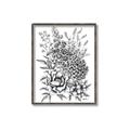 Picture of Sketched Flower II  _GroupedProduct_Rectangle_Portrait_Canvas_Framed_