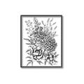 Picture of Sketched Flower II  _GroupedProduct_Rectangle_Portrait_Canvas_Framed_