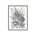 Picture of Sketched Flower II  _GroupedProduct_Rectangle_Portrait_Canvas_Framed_