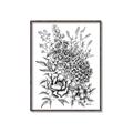 Picture of Sketched Flower II  _GroupedProduct_Rectangle_Portrait_Canvas_Framed_