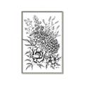 Picture of Sketched Flower II  _GroupedProduct_Rectangle_Portrait_Canvas_Framed_