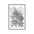 Picture of Sketched Flower II  _GroupedProduct_Rectangle_Portrait_Canvas_Framed_