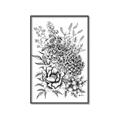 Picture of Sketched Flower II  _GroupedProduct_Rectangle_Portrait_Canvas_Framed_