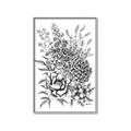 Picture of Sketched Flower II  _GroupedProduct_Rectangle_Portrait_Canvas_Framed_