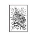 Picture of Sketched Flower II  _GroupedProduct_Rectangle_Portrait_Canvas_Framed_