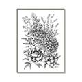 Picture of Sketched Flower II  _GroupedProduct_Rectangle_Portrait_Canvas_Framed_