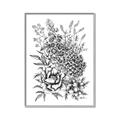 Picture of Sketched Flower II  _GroupedProduct_Rectangle_Portrait_Canvas_Framed_