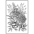 Picture of Sketched Flower II  _GroupedProduct_Rectangle_Portrait_Canvas_Framed_