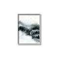 Picture of Misty Forest with Birds _GroupedProduct_Rectangle_Portrait_Canvas_Framed_