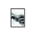 Picture of Misty Forest with Birds _GroupedProduct_Rectangle_Portrait_Canvas_Framed_