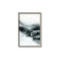 Picture of Misty Forest with Birds _GroupedProduct_Rectangle_Portrait_Canvas_Framed_