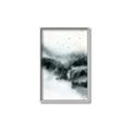 Picture of Misty Forest with Birds _GroupedProduct_Rectangle_Portrait_Canvas_Framed_