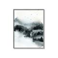 Picture of Misty Forest with Birds _GroupedProduct_Rectangle_Portrait_Canvas_Framed_