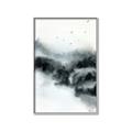 Picture of Misty Forest with Birds _GroupedProduct_Rectangle_Portrait_Canvas_Framed_