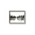 Picture of Misty Forest Black  _GroupedProduct_Rectangle_Landscape_Canvas_Framed_