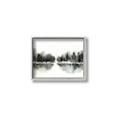Picture of Misty Forest Black  _GroupedProduct_Rectangle_Landscape_Canvas_Framed_