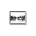 Picture of Misty Forest Black  _GroupedProduct_Rectangle_Landscape_Canvas_Framed_