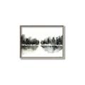 Picture of Misty Forest Black  _GroupedProduct_Rectangle_Landscape_Canvas_Framed_