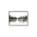 Picture of Misty Forest Black  _GroupedProduct_Rectangle_Landscape_Canvas_Framed_