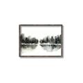 Picture of Misty Forest Black  _GroupedProduct_Rectangle_Landscape_Canvas_Framed_