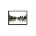 Picture of Misty Forest Black  _GroupedProduct_Rectangle_Landscape_Canvas_Framed_