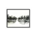 Picture of Misty Forest Black  _GroupedProduct_Rectangle_Landscape_Canvas_Framed_