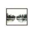 Picture of Misty Forest Black  _GroupedProduct_Rectangle_Landscape_Canvas_Framed_