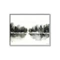 Picture of Misty Forest Black  _GroupedProduct_Rectangle_Landscape_Canvas_Framed_