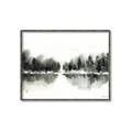 Picture of Misty Forest Black  _GroupedProduct_Rectangle_Landscape_Canvas_Framed_