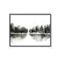 Picture of Misty Forest Black  _GroupedProduct_Rectangle_Landscape_Canvas_Framed_