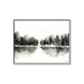 Picture of Misty Forest Black  _GroupedProduct_Rectangle_Landscape_Canvas_Framed_