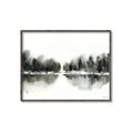 Picture of Misty Forest Black  _GroupedProduct_Rectangle_Landscape_Canvas_Framed_