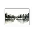 Picture of Misty Forest Black  _GroupedProduct_Rectangle_Landscape_Canvas_Framed_