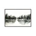 Picture of Misty Forest Black  _GroupedProduct_Rectangle_Landscape_Canvas_Framed_