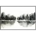 Picture of Misty Forest Black  _GroupedProduct_Rectangle_Landscape_Canvas_Framed_