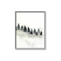 Picture of Misty Forest Trees _GroupedProduct_Rectangle_Portrait_Canvas_Framed_