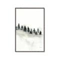 Picture of Misty Forest Trees _GroupedProduct_Rectangle_Portrait_Canvas_Framed_