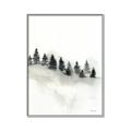 Picture of Misty Forest Trees _GroupedProduct_Rectangle_Portrait_Canvas_Framed_