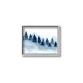 Picture of Misty Forest Blue Trees _GroupedProduct_Rectangle_Landscape_Canvas_Framed_