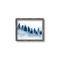 Picture of Misty Forest Blue Trees _GroupedProduct_Rectangle_Landscape_Canvas_Framed_