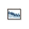 Picture of Misty Forest Blue Trees _GroupedProduct_Rectangle_Landscape_Canvas_Framed_