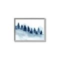 Picture of Misty Forest Blue Trees _GroupedProduct_Rectangle_Landscape_Canvas_Framed_