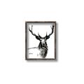Picture of Sketched Deer  _GroupedProduct_Rectangle_Portrait_Canvas_Framed_