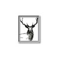 Picture of Sketched Deer  _GroupedProduct_Rectangle_Portrait_Canvas_Framed_